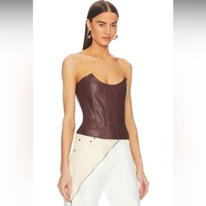 Miaou Leia Corset in Brown